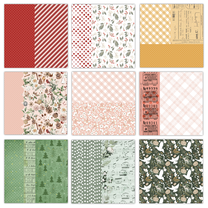 Pretty Little Studio Comfort & Joy - 6x6 Accent Paper Pack (Single-Sided)