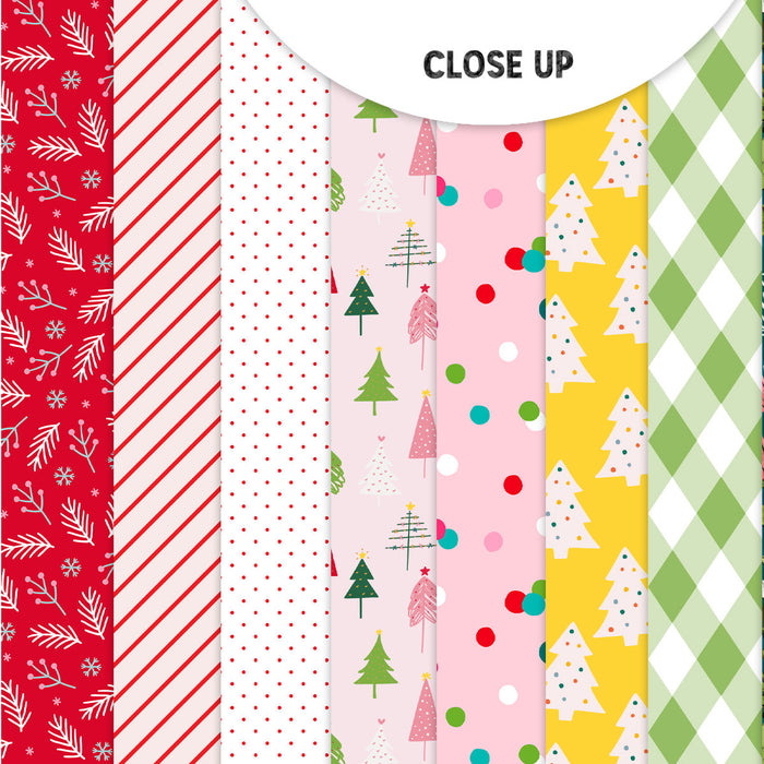 Pretty Little Studio Candy Cane - Main Single Sided 12x12 Paper Pack