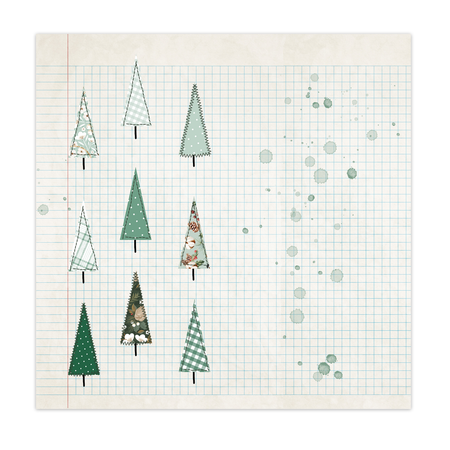 Pretty Little Studio Comfort & Joy - Farm Fresh Trees (Single-Sided)