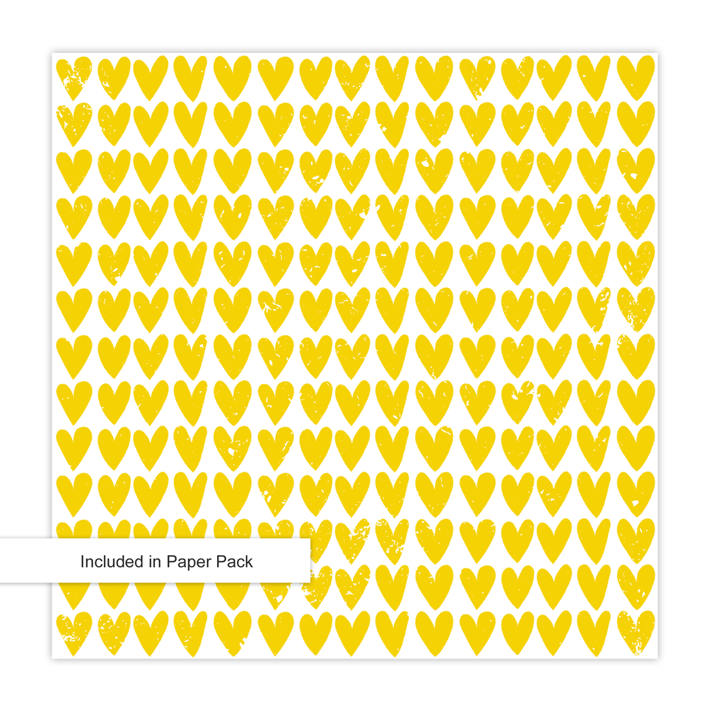 Pretty Little Studio Good Vibrations - Full Hearts (Single-Sided)