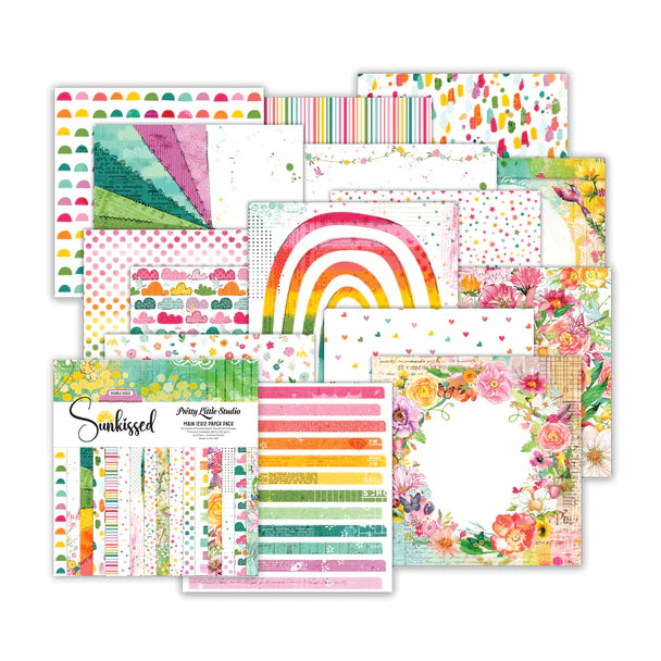 Pretty Little Studio Sunkissed - 12x12 Main Paper Pack (Double-Sided)