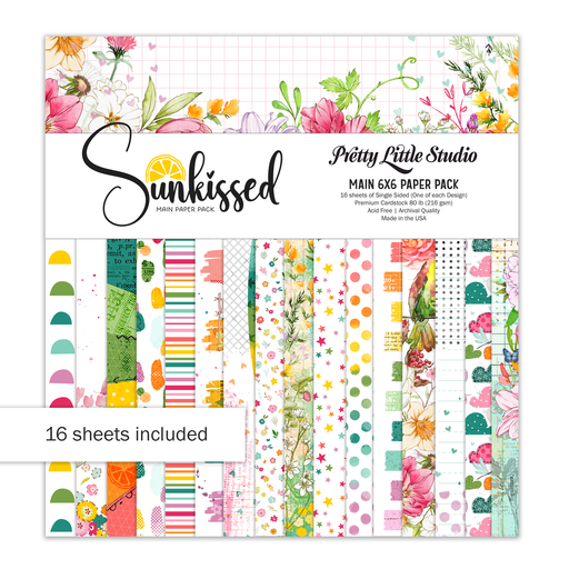 Pretty Little Studio Sunkissed - 6x6 Main Paper Pack