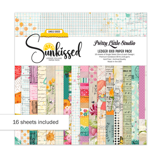 Pretty Little Studio Sunkissed - Ledger 8x8 Paper Pack