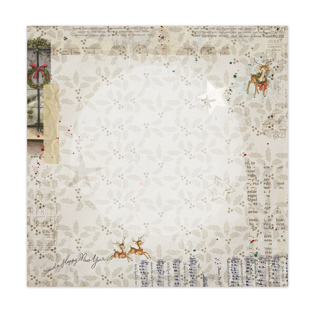 Pretty Little Studio Comfort & Joy - Sleigh Ride (Single-Sided)