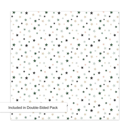 Pretty Little Studio Comfort & Joy - Sparkly Stars (Single-Sided)