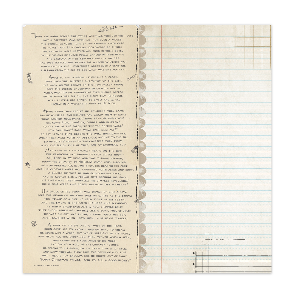 Pretty Little Studio Comfort & Joy - Twas The Night (Single-Sided)