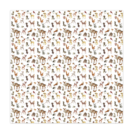 Pretty Little Studio Comfort & Joy - Woodland Animals (Single-Sided)