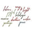 Sizzix Tim Holtz Thinlits Die Set - Classic Handwritten Holidays