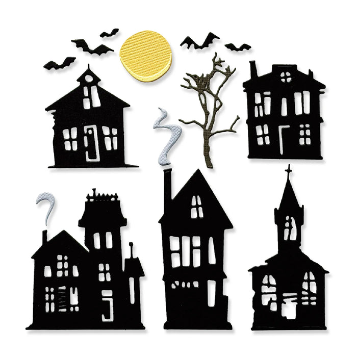 Sizzix Tim Holtz Thinlits Dies - Vault Ghost Town