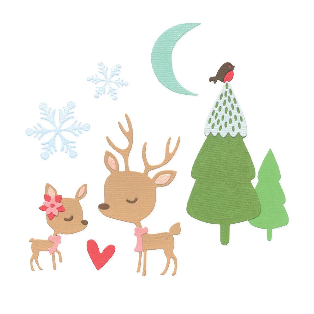 Sizzix Framelits Dies - Hello Deer