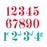 Sizzix Framelits Dies - Grand Numbers