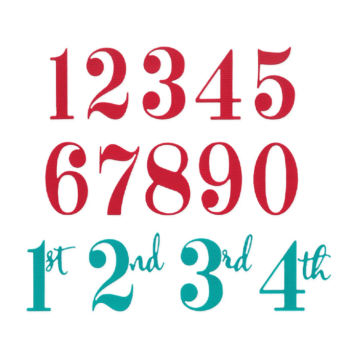 Sizzix Framelits Dies - Grand Numbers