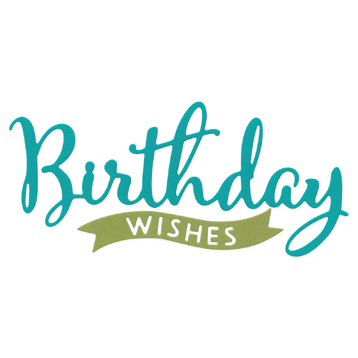 Sizzix Framelits Die - Grand Birthday Wishes