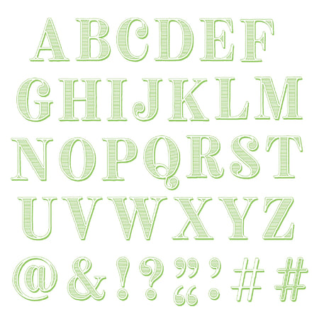 Sizzix Clear Stamps Set by 49 & Market – Lino Type