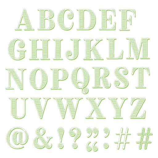 Sizzix Clear Stamps Set by 49 & Market – Lino Type