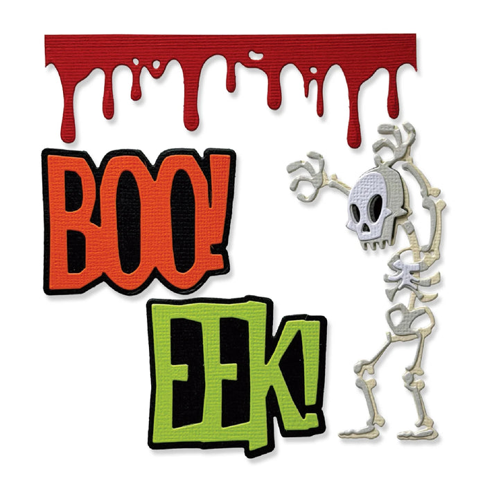 Sizzix Tim Holtz Thinlits Die - Vault Frights & Bones