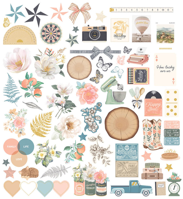 Rosie's Studio Clementine - Die Cut Ephemera