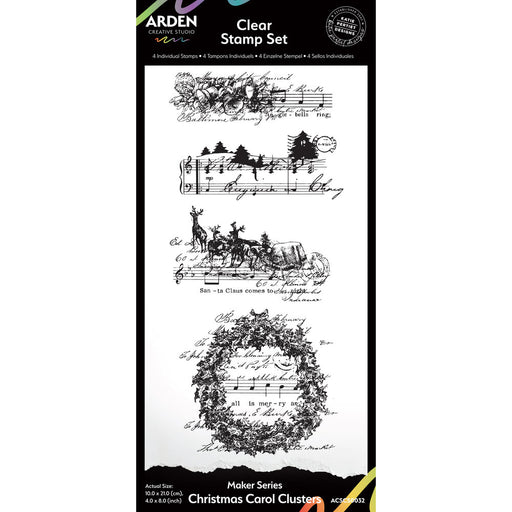 Arden Creative Studio Christmas Cheer - Christmas Carol Clusters Stamp Set