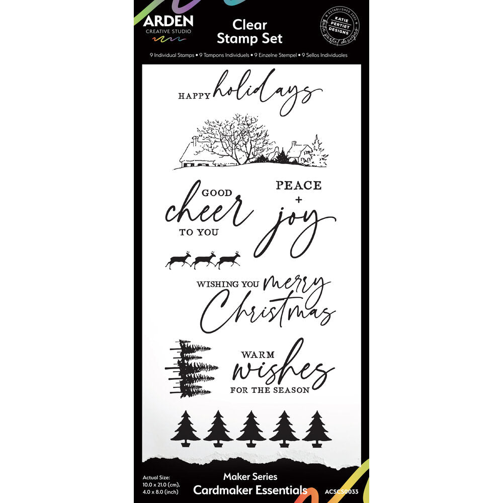 Arden Creative Studio Christmas Cheer - Cardmaker Essentials Stamp Set