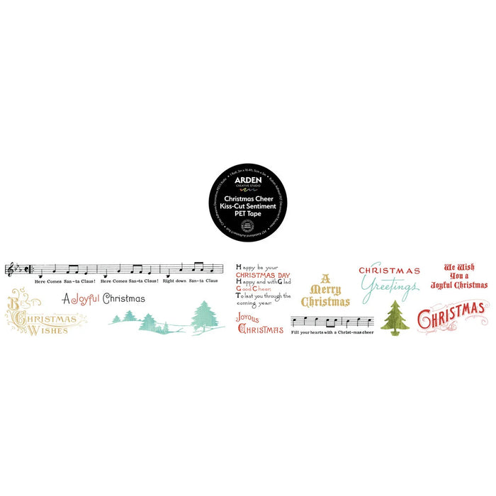 Arden Creative Studio Christmas Cheer - Sentiment PET Kiss Cut Tape