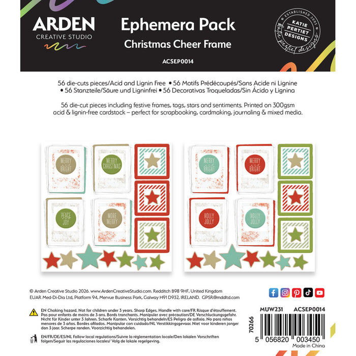 Arden Creative Studio Christmas Cheer - Ephemera Frames