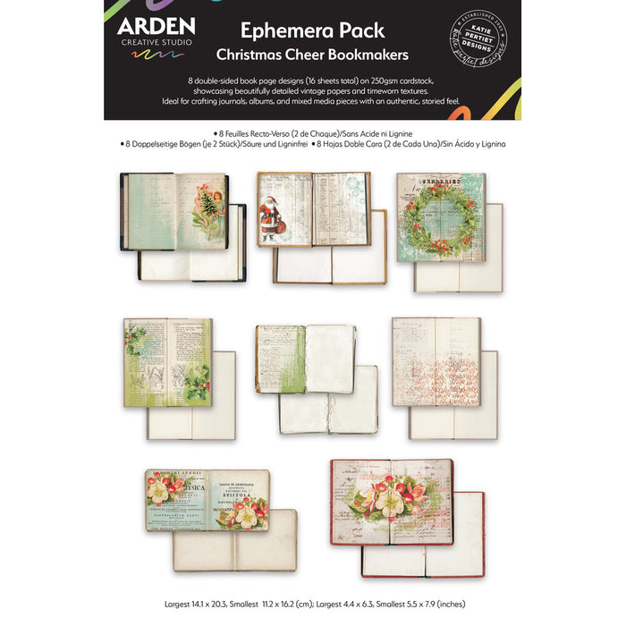 Arden Creative Studio Christmas Cheer - Ephemera Book Makers