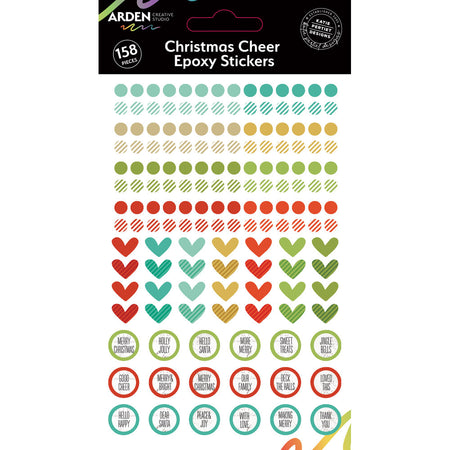 Arden Creative Studio Christmas Cheer - Epoxy Stickers
