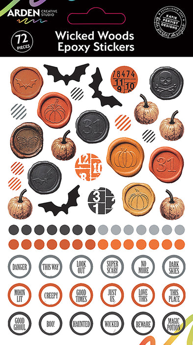 Arden Creative Studio Wicked Woods - Epoxy Stickers