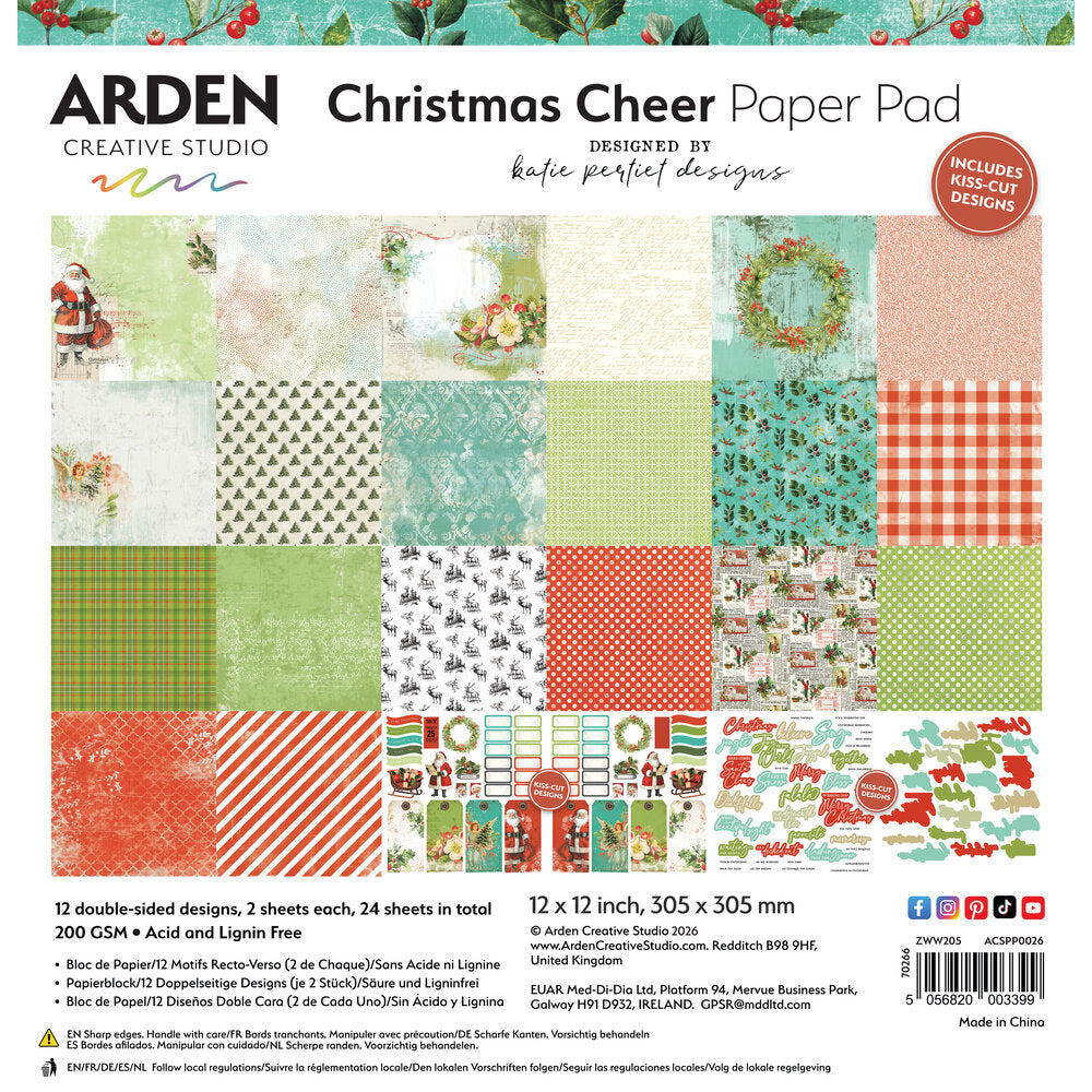 Arden Creative Studio Christmas Cheer - 12x12 Paper Pad