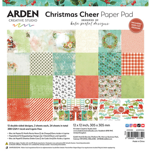 Arden Creative Studio Christmas Cheer - 12x12 Paper Pad