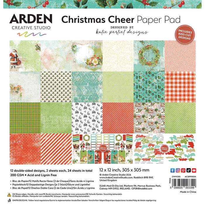 Arden Creative Studio Christmas Cheer - 12x12 Paper Pad