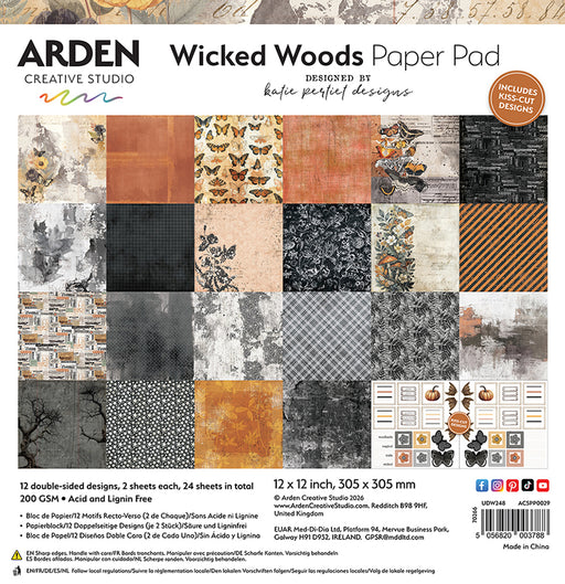 Arden Creative Studio Wicked Woods - 12x12 Paper Pad