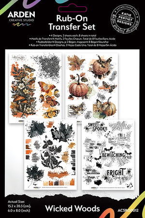 Arden Creative Studio Wicked Woods - Rub-On Transfer Set