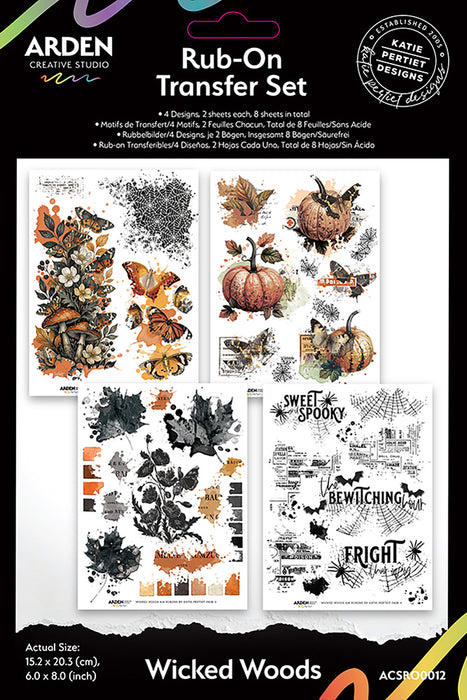 Arden Creative Studio Wicked Woods - Rub-On Transfer Set