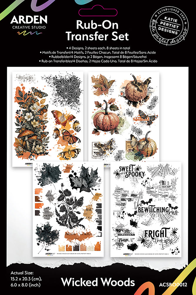 Arden Creative Studio Wicked Woods - Rub-On Transfer Set