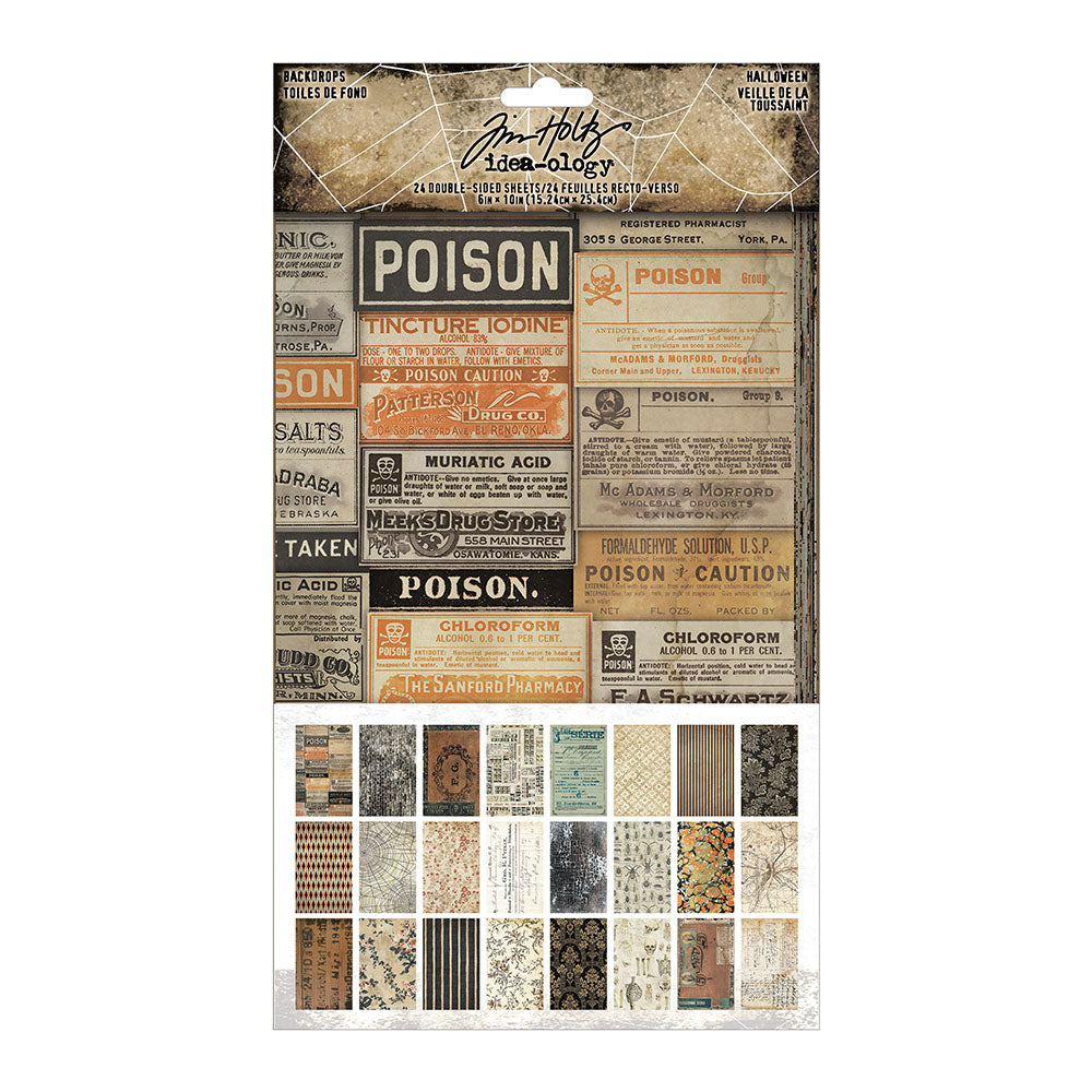 Tim Holtz Idea-ology - Halloween Backdrops