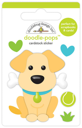 Doodlebug Design Doggone Cute - Good Boy Doodle-Pops 3D Sticker