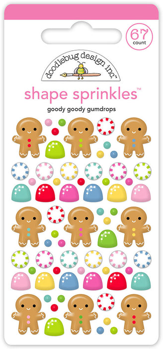 Doodlebug Design Oh What Fun! - Goody Goody Gumdrops Shape Sprinkles