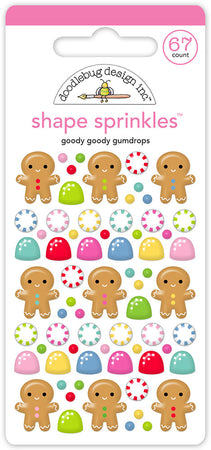 Doodlebug Design Oh What Fun! - Goody Goody Gumdrops Shape Sprinkles