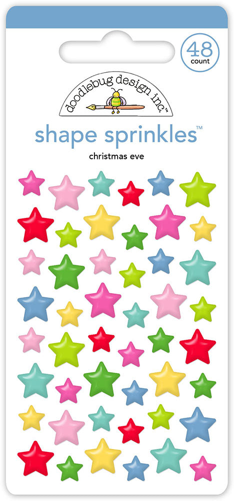 Doodlebug Design Oh What Fun! - Christmas Eve Shape Sprinkles