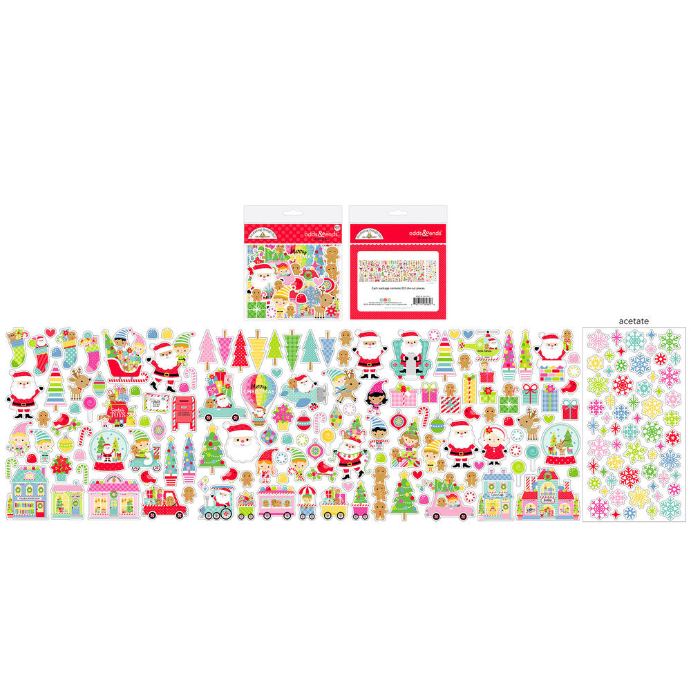 Doodlebug Design Oh What Fun! - Odds & Ends Die Cuts