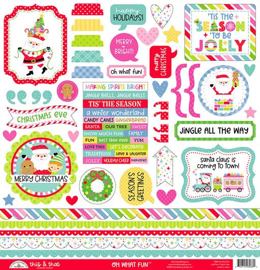 Doodlebug Design Oh What Fun! - This & That Stickers