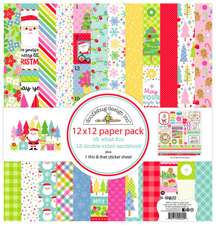 Doodlebug Design Oh What Fun! - 12x12 Paper Pack