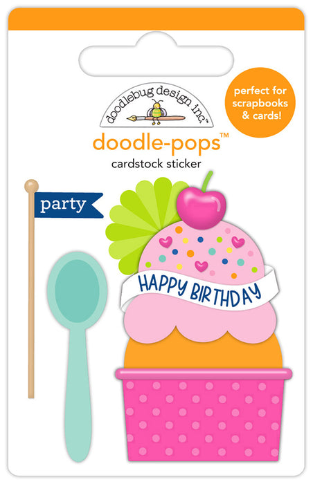 Doodlebug Design Cupcakes & Candles - Sundae Sprinkles Doodle Pops