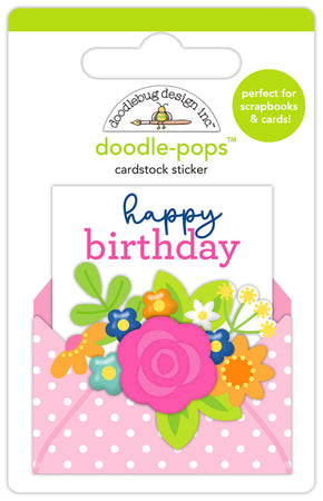 Doodlebug Design Cupcakes & Candles - Birthday Greetings Doodle Pops