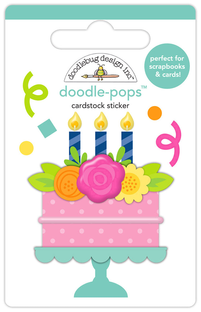 Doodlebug Design Cupcakes & Candles - Birthday Cake Doodle Pop