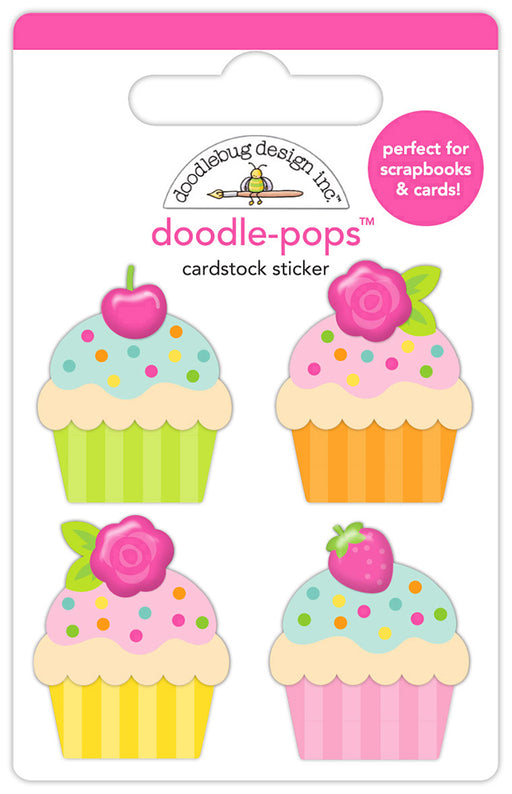Doodlebug Design Cupcakes & Candles - Cute Cakes Doodle Pops