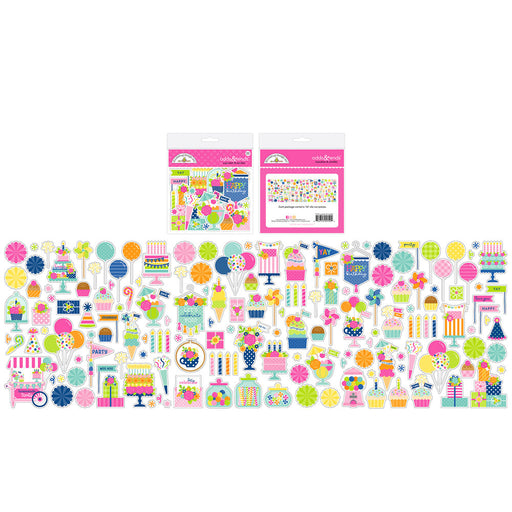 Doodlebug Design Cupcakes & Candles - Odds & Ends Die Cuts