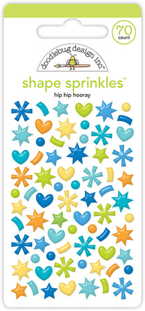 Doodlebug Design Balloons & Banners - Hip Hip Hooray Shape Sprinkles
