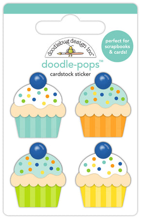 Doodlebug Design Balloons & Banners - Sweet Cakes Doodle Pops